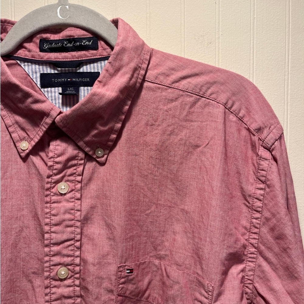 Tommy Hilfiger graduate end on end button up